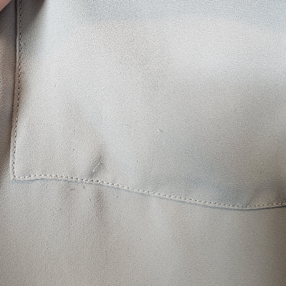 Torrid Harper Georgette Pullover 3/4 Sleeve Blouse Gray - Picture 8 of 10